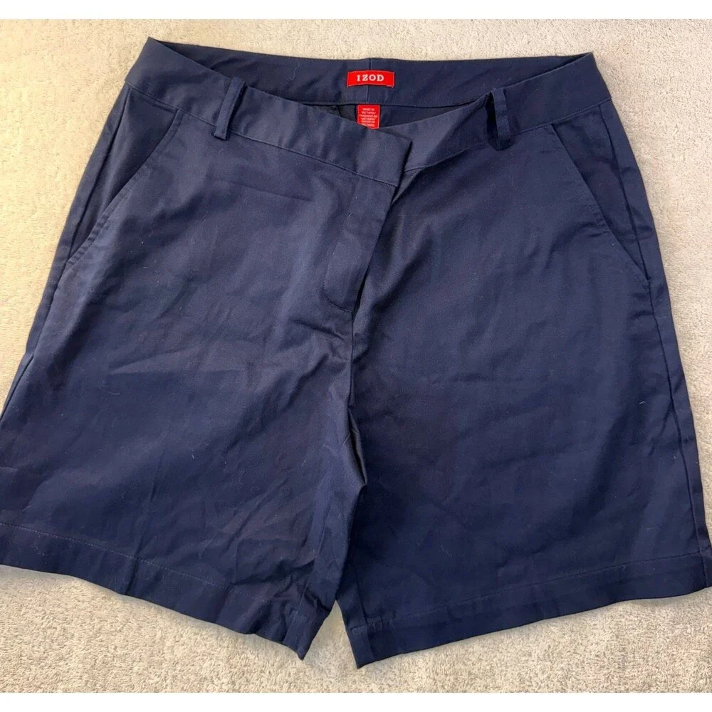 Navy blue IZOD chino shorts